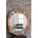 Oglinda de lemn pictata manual(40cm/50cm)